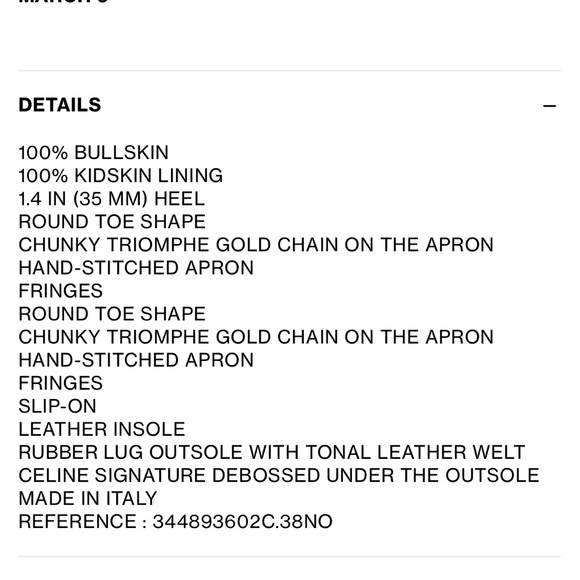 CELINE Margaret Loafer with Triomphe Chain in Polished Black Leather - Picture 6 of 16